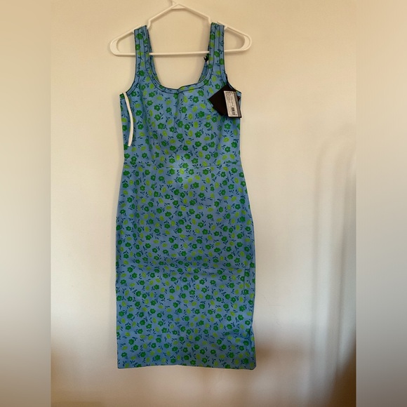 NWT Prada floral summer cotton dress 42 (M) - Picture 6 of 6